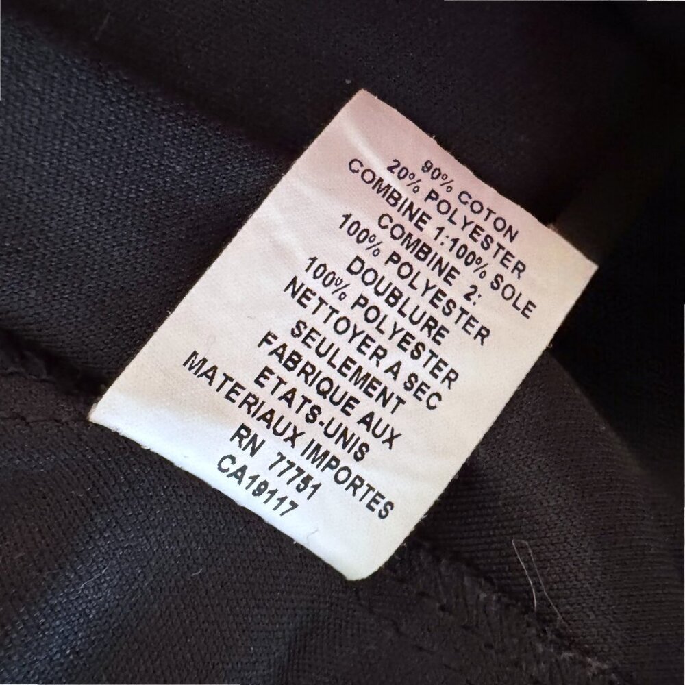 Y2K Betsey Johnson Black Lace Overlay Dress Slip Puff Sleeve Ruffle Trim Vintage - Picture 10 of 11